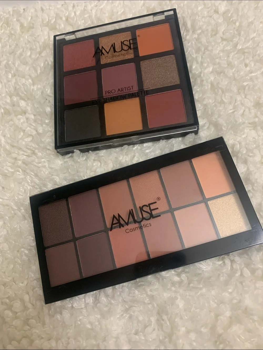 Muse Neutral & Warm Eyeshadow Duo Palette - Browns, Peach, Copper